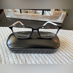 Coach 5340 Black and Ivory Eyeglasses with Case